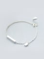 thumb S925 silver single line bracelet 0