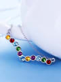 thumb 2018 S925 Silver Colorful Necklace 2