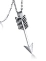 thumb Exquisite Arrow Shaped Stainless Steel Pendant 0