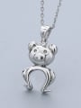 thumb Personalized Little Panda 925 Silver Pendant 2