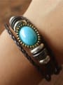 thumb Women Multilayer Cownhide Leather Bracelet 2