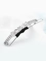 thumb Simple Elegant Bowknot AAA Zirconias Copper Hairpin 2