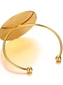 thumb Stainless Steel With Minimalist Style Trend Super Big Circle Bangles 1
