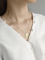 thumb Sterling silver 18K-gold shell  necklace 2
