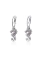 thumb Exquisite Fish Shaped Austria Crystal Clip On Earrings 0
