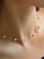 thumb Alloy With 18k Rose Gold Plated Fashion imitation pearl  Necklaces 0