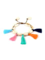 thumb Shell Accessories Colorful Tassel Bracelet 0