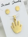 thumb Golden Palm Fingers Stainless Steel Set 0