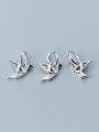 thumb 925 Sterling Silver With  Cubic Zirconia  Personality Paper Crane  Pendants 3
