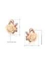 thumb Fashion Flower Shaped Resin Two Pieces Jewelry Set 1