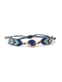 thumb European and American fashion bracelet beads gemstone bracelets imported Japanese folk style hand woven adjustable 2