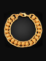 thumb 18K Gold Plated Exaggerated Thick Bracelet 0