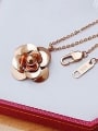 thumb Beautiful Flower Pendant Necklace 2