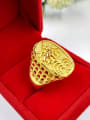 thumb Unisex Hollow Flower Shaped Ring 2