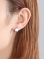 thumb Copper With 18k Gold Plated Casual Star Stud Earrings 1