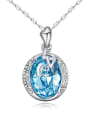 thumb Fashion austrian Crystals-accented Pendant Alloy Necklace 2