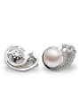 thumb Fashion Freshwater Pearl Cheetah stud Earring 2