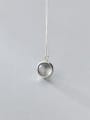 thumb S925 Silver Natural Moonlight lime Necklace 2
