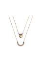 thumb Multi-layer Luxury Alloy Necklace 0