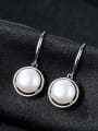 thumb Sterling  Silver Natural Freshwater Pearl Earrings 0