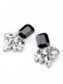 thumb Marquise Leaves-Shaped Alloy Stud Cluster earring 2