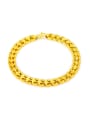 thumb Women Creative Star Design Gold Plated Copper Bracelet 0