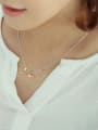 thumb Personalized Rose Gold Plated Little Fish Pendant Silver Necklace 1