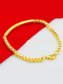 thumb Unisex Personality 24K Gold Plated Geometric Shaped Bracelet 1