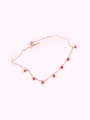 thumb Korean Fashion Ruby Clavicle Necklace 0