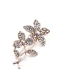 thumb Rose Gold Plated Flower Brooch 0