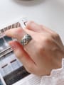 thumb 925 Sterling Silver With Antique Silver Plated Vintage Fringe Free Size  Rings 1