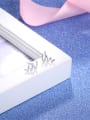 thumb Women Temperament Electrocardiogram Shaped Stud Earrings 2