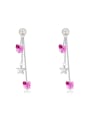 thumb Fashion Butterfly austrian Crystals Star Alloy Drop Earrings 0