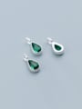 thumb 925 Sterling Silver With Platinum Plated Simplistic Water Drop Pendants 1