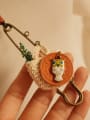 thumb Women Cute Owl Shaped Polyester Necklace 2