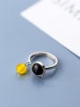 thumb 925 Sterling Silver Fashion Carnelian Charm Rings 1