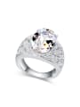 thumb Exquisite Shiny austrian Crystals Alloy Ring 0