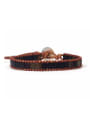 thumb High Quality Gift Woven Leather Rope Bracelet 0