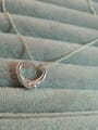 thumb S925 Sterling Silver Love Heart Necklace 0