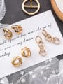thumb Alloy With Gold Plated Fashion Geometric Stud Earrings 1