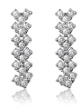 thumb Exquisite Letter V Shaped Zircon Drop Earrings 1