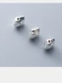thumb 925 Sterling Silver With Silver Plated Simplistic Smooth Geometric Beads 1