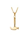 thumb Titanium Personalized Hammer Necklace 0