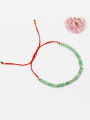 thumb Adjustable Length Red Rope Gemstones Bracelet 1