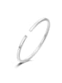 thumb Simple 999 Silver Opening Bangle 2