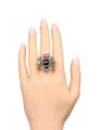 thumb Retro style Ethnic Hollow Resin Crystals Alloy Ring 1