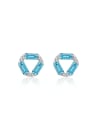 thumb Creative Micro Pave Zircon Stud Earrings 0