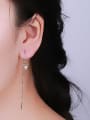 thumb Elegant Triangle Shaped Line Earrings 1