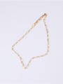 thumb Titanium With Gold Plated Simplistic Chain Necklaces 0