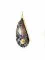 thumb Personalized Irregular Natural Agate Stone Pendant 0